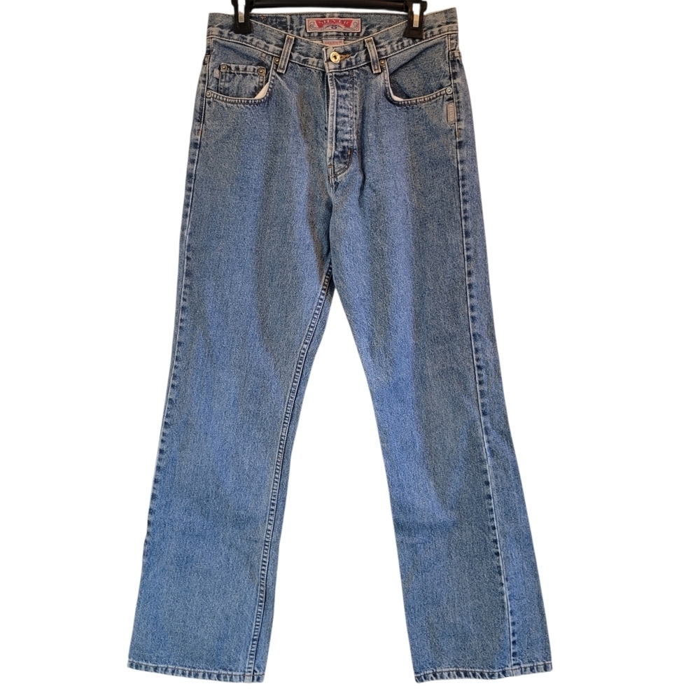 Y2K Silver Jeans 31/32 Light Wash Straight Leg Denim Pants